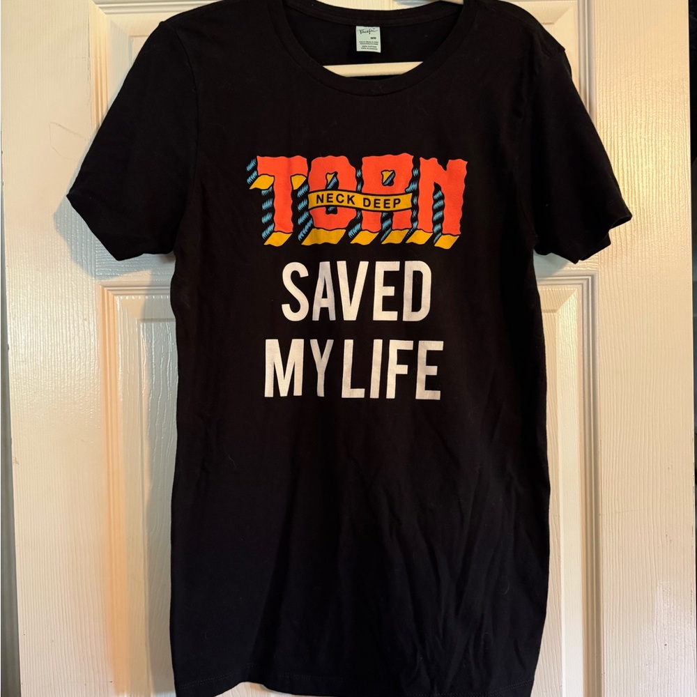 Neck Deep Black Graphic Tee - Short Sleeve